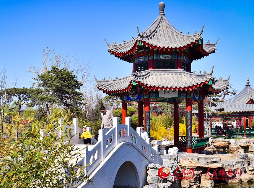 春天的雄安郊野公園，春和景明。人民網(wǎng)宋燁文攝