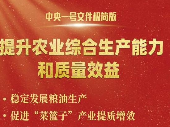 中央一號文件，極簡版來了！