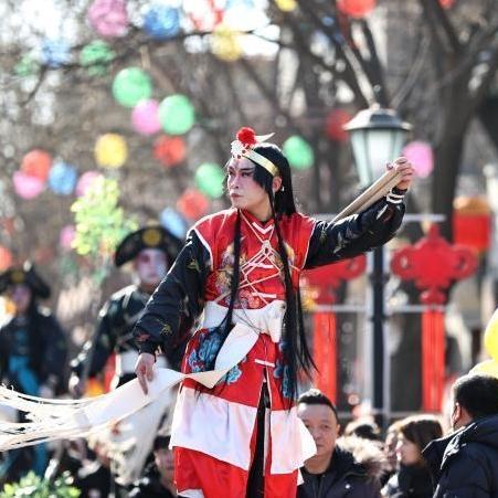【新春走基層】千年古鎮(zhèn)河北勝芳：傳統(tǒng)花會巡游鬧元宵