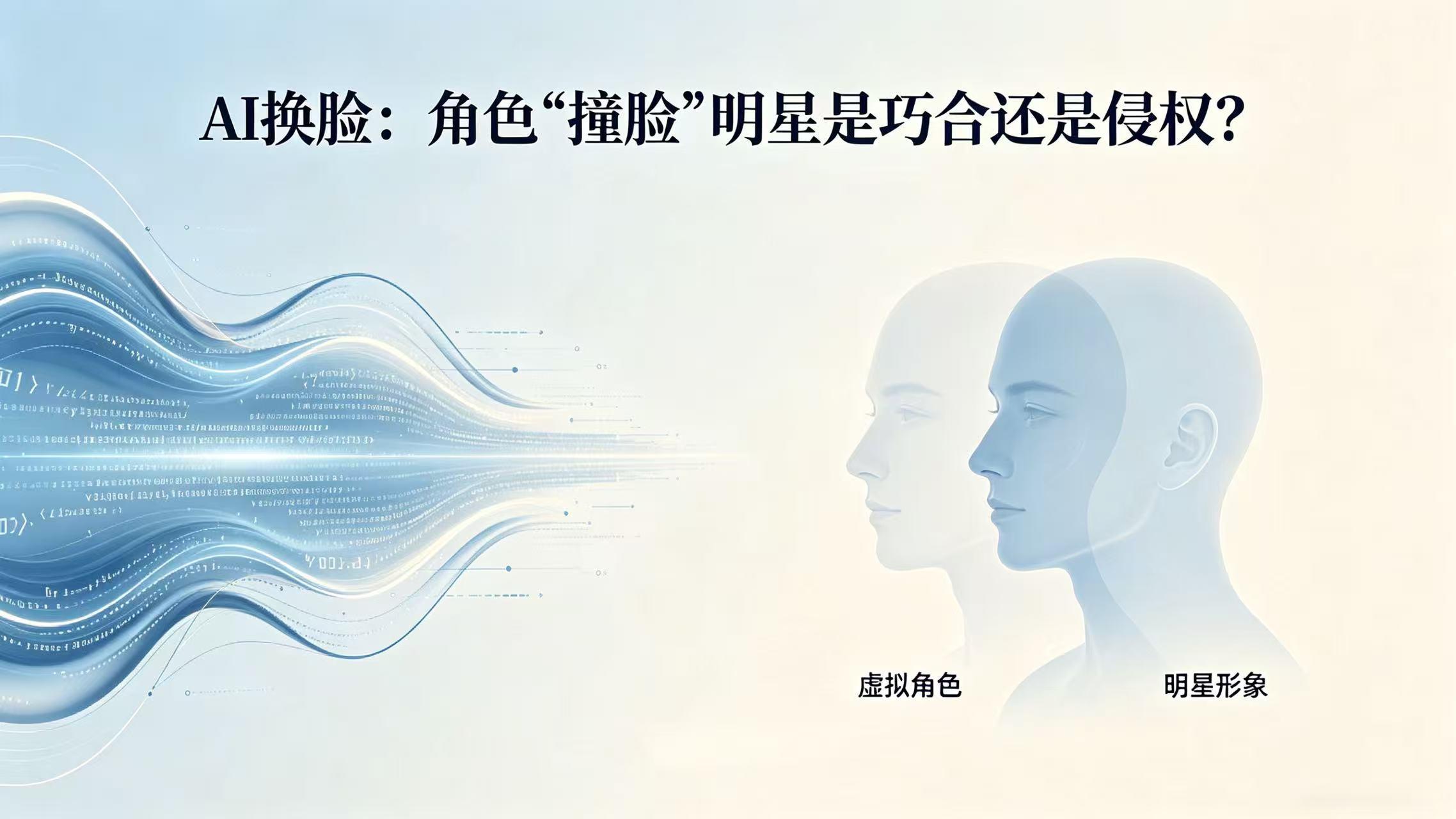 AI換臉讓角色“撞臉”明星，是巧合還是侵權(quán)？